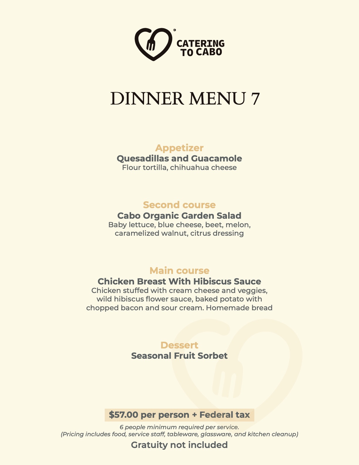 Catering to Cabo - Dinner 2025 página 7